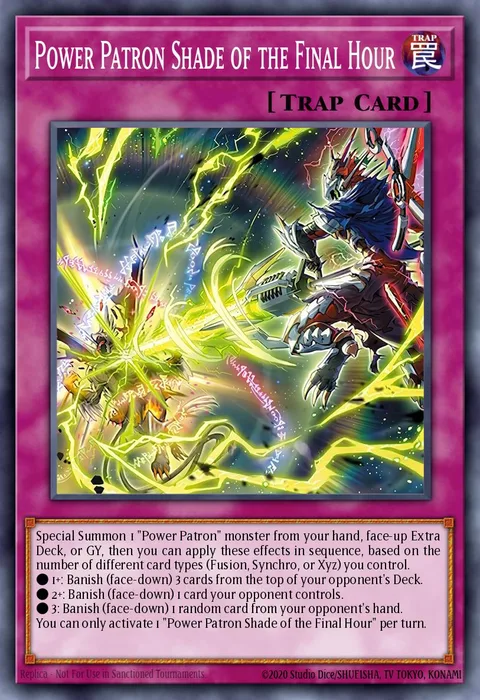 Power Patron Shade of the Final Hour trading card
