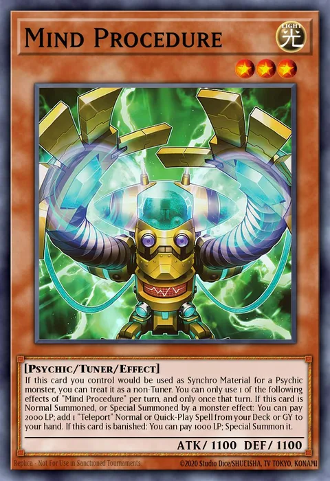 Mind Procedure trading card