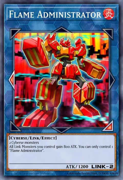 Flame Administrator trading card