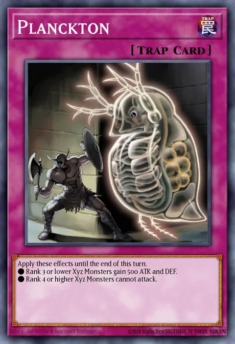 Planckton trading card