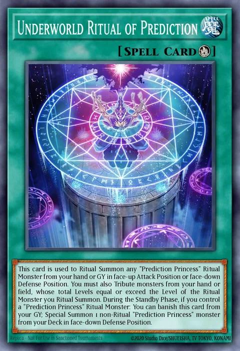 Underworld Ritual of Prediction trading card