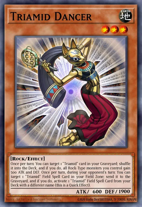 Triamid Dancer trading card