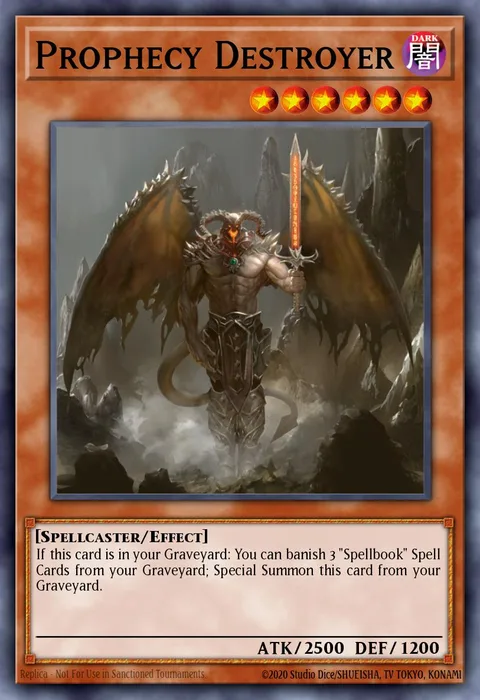 Prophecy Destroyer trading card