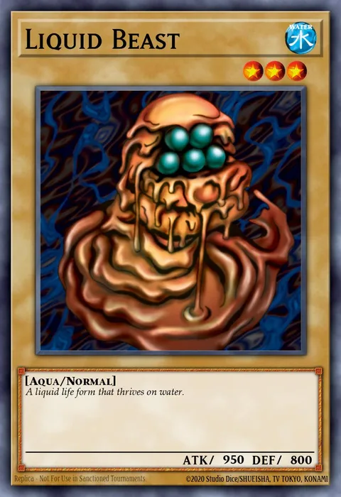 Liquid Beast trading card