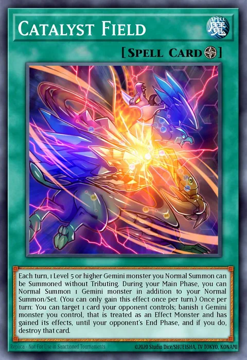Catalyst Field trading card
