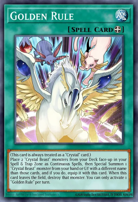 Golden Rule trading card