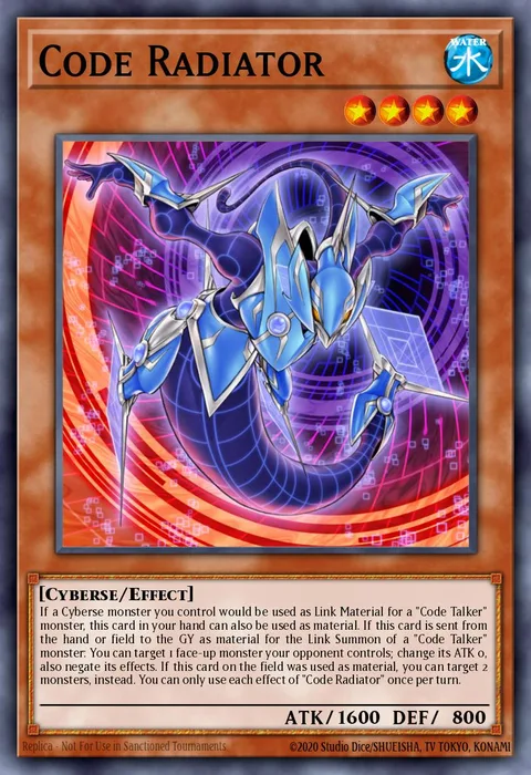 Code Radiator trading card