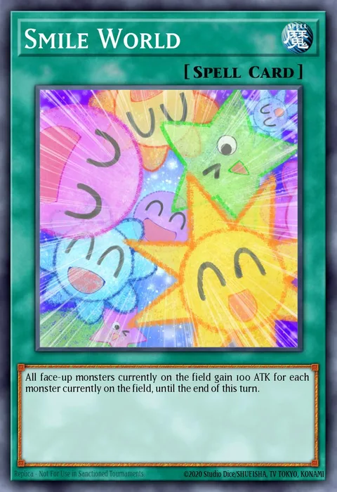 Smile World trading card