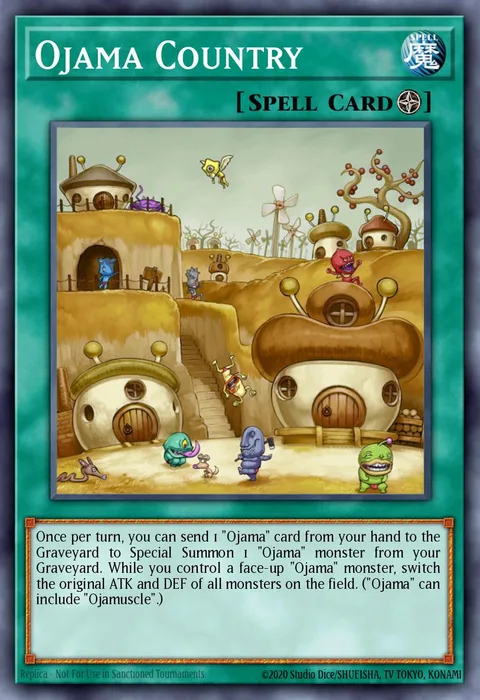 Ojama Country trading card