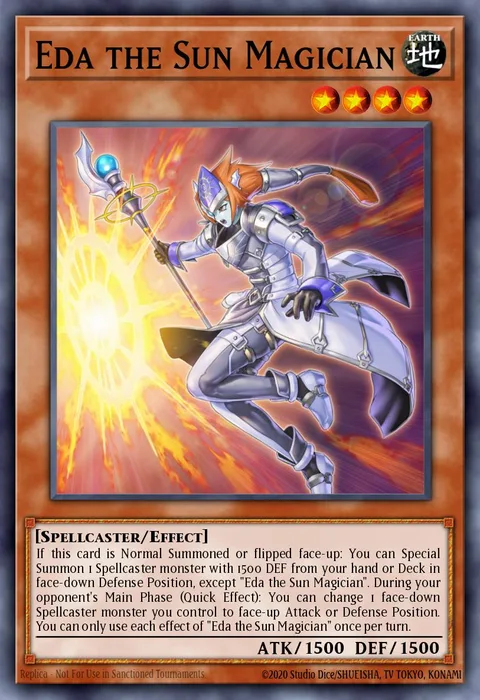 Eda the Sun Magician trading card