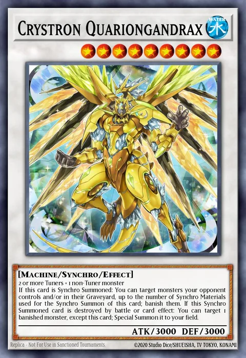 Crystron Quariongandrax trading card