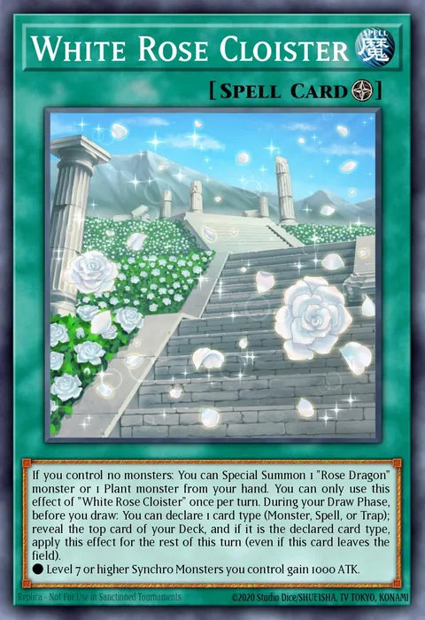 White Rose Cloister trading card