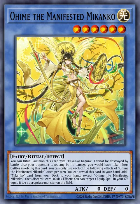 Ohime the Manifested Mikanko trading card
