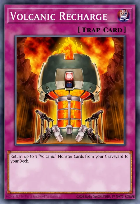 Volcanic Recharge trading card
