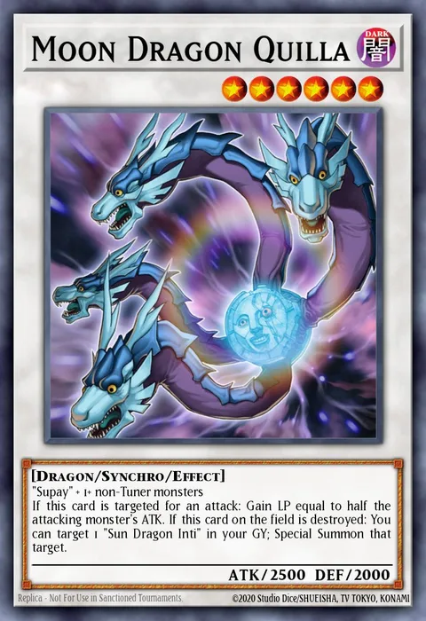 Moon Dragon Quilla trading card