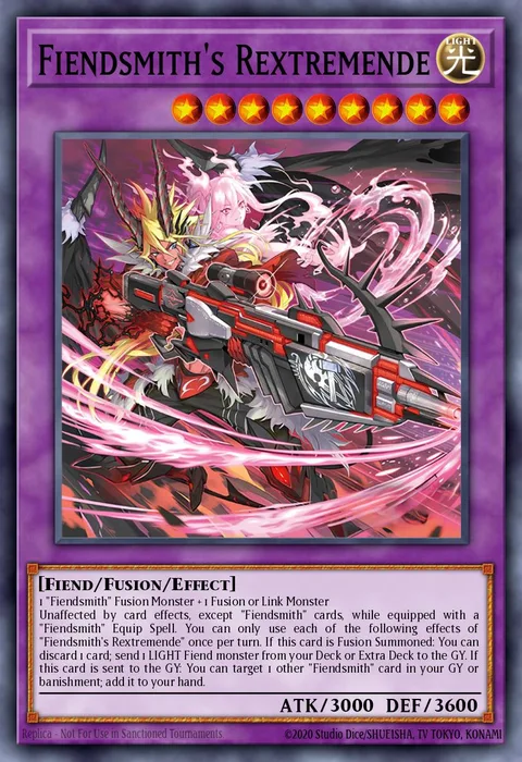 Fiendsmith's Rextremende trading card