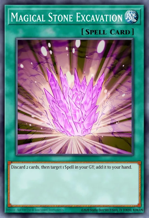 Magical Stone Excavation trading card