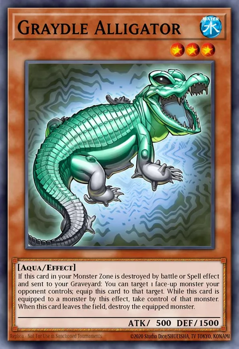 Graydle Alligator trading card