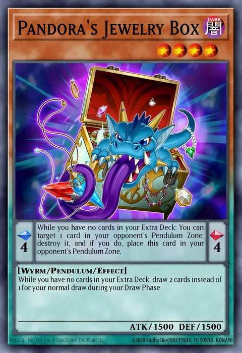 Pandora's Jewelry Box trading card