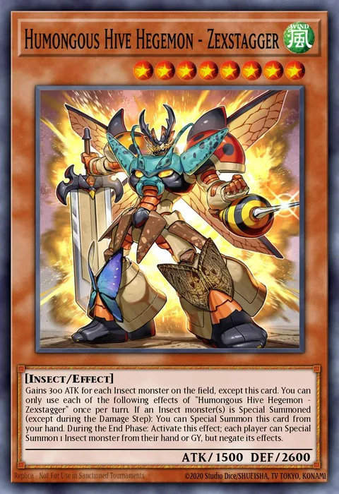 Humongous Hive Hegemon - Zexstagger trading card
