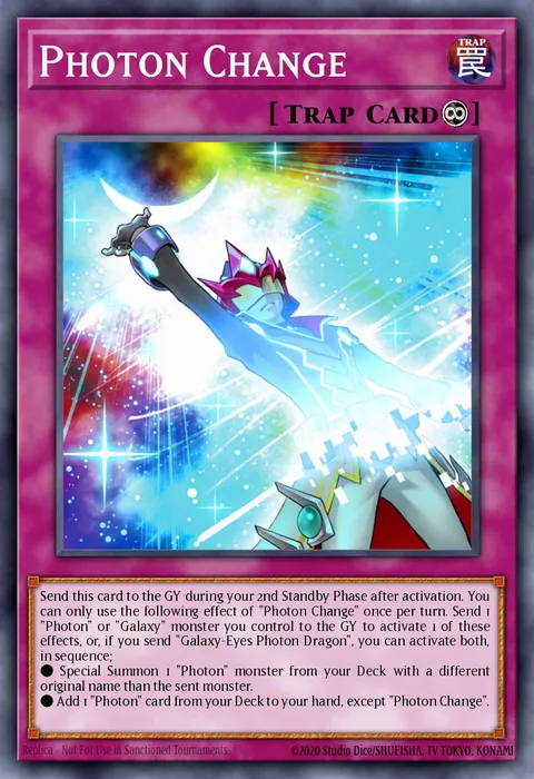 Photon Change trading card