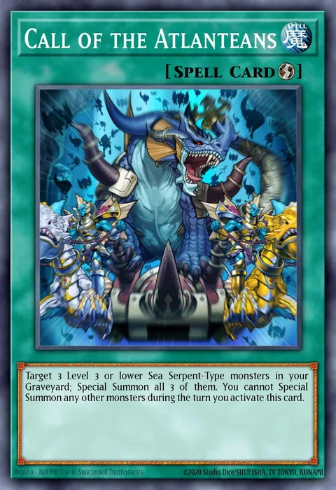 Call of the Atlanteans trading card
