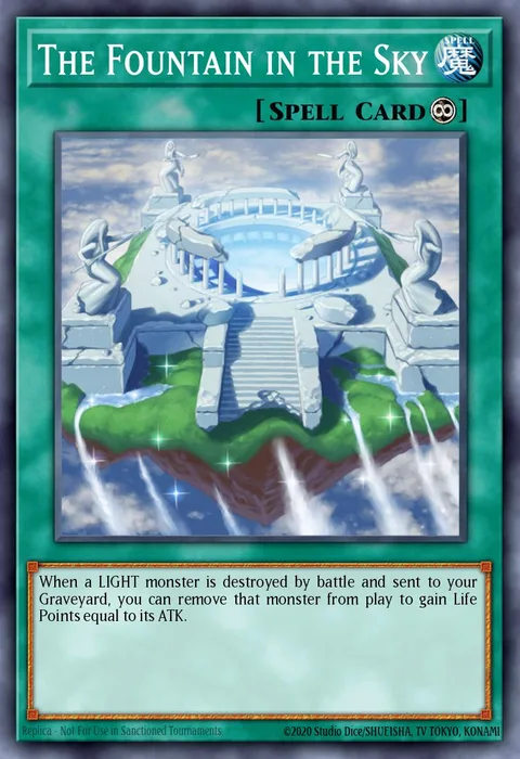 The Fountain in the Sky trading card