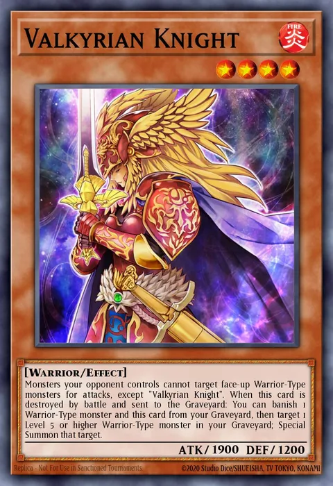 Valkyrian Knight trading card