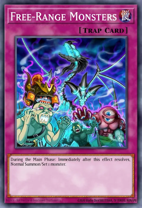 Free-Range Monsters trading card