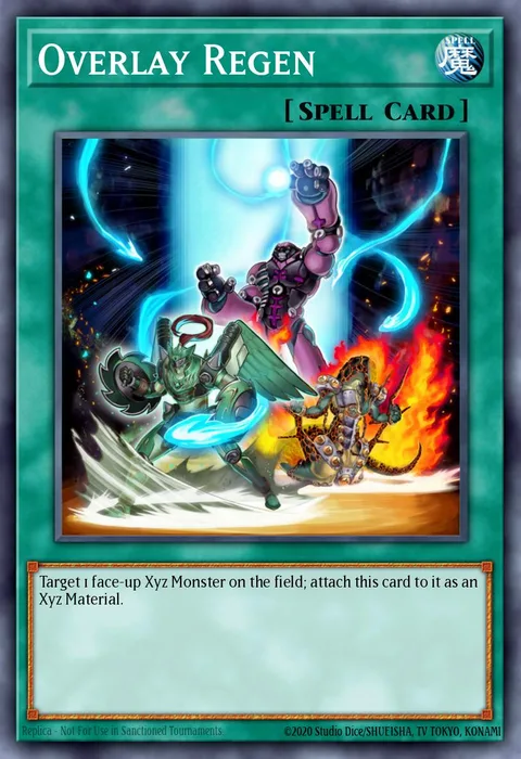 Overlay Regen trading card