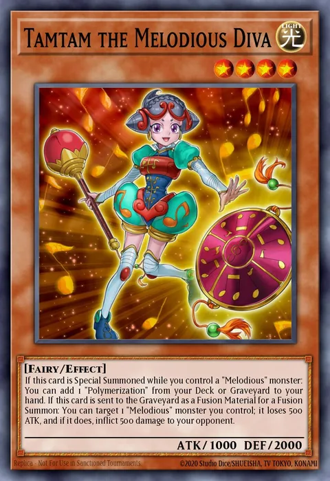 Tamtam the Melodious Diva trading card