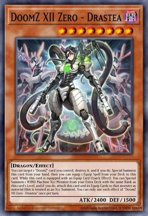 DoomZ XII Zero - Drastea trading card
