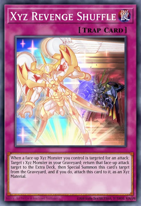 Xyz Revenge Shuffle trading card