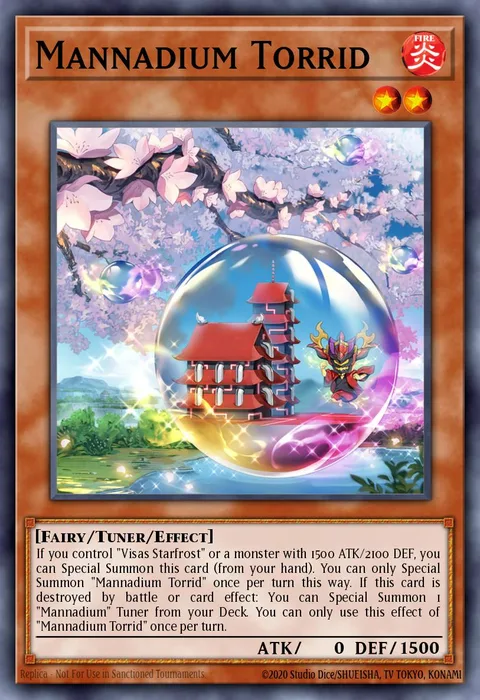 Mannadium Torrid trading card