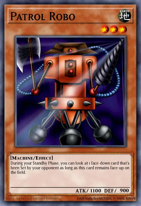 Patrol Robo trading card