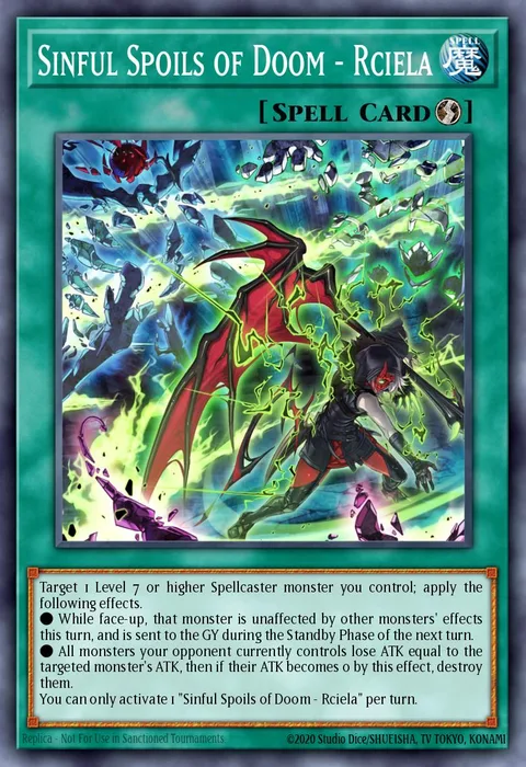 Sinful Spoils of Doom - Rciela trading card