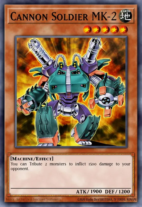 Cannon Soldier MK-2 trading card