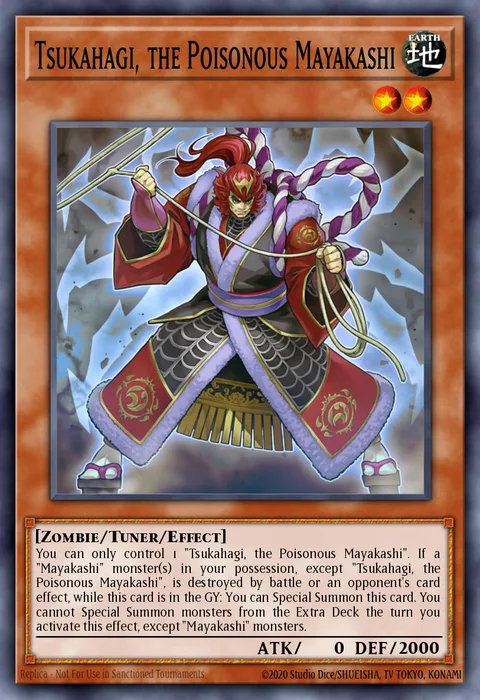 Tsukahagi, the Poisonous Mayakashi trading card