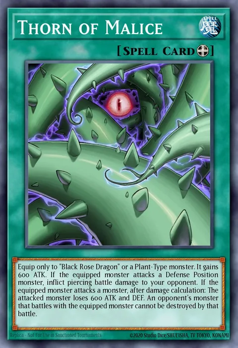 Thorn of Malice trading card