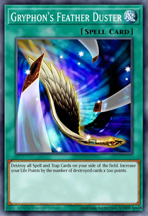 Gryphon's Feather Duster trading card