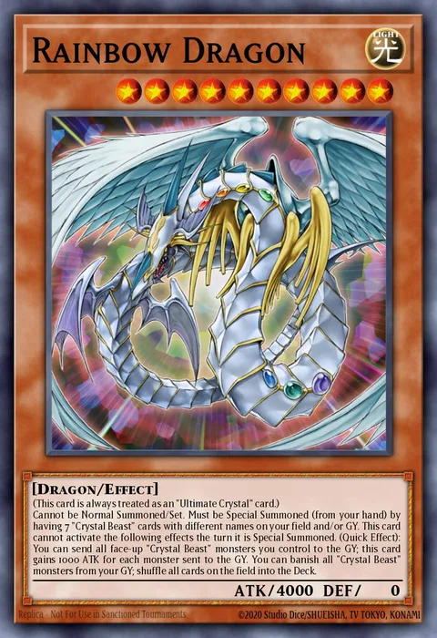 Rainbow Dragon trading card