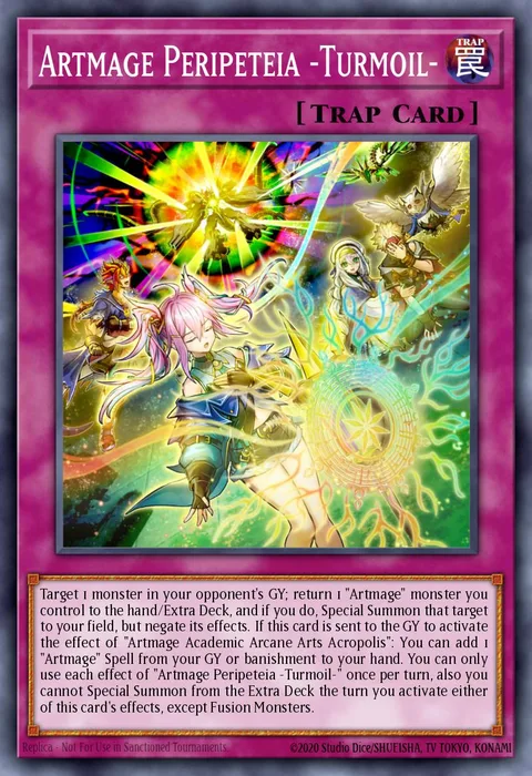 Artmage Peripeteia -Turmoil- trading card