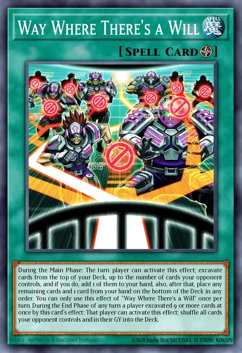 Way Where There's a Will trading card