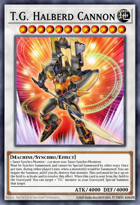T.G. Halberd Cannon trading card