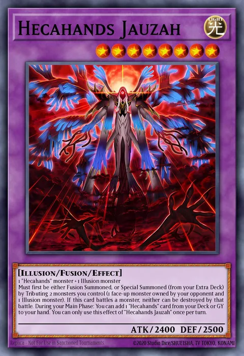 Hecahands Jauzah trading card