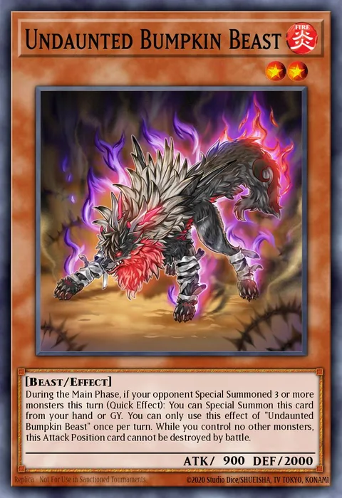 Undaunted Bumpkin Beast trading card