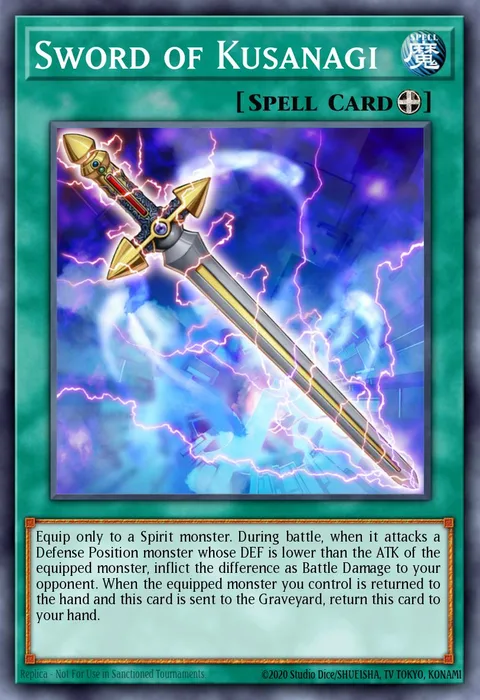 Sword of Kusanagi trading card