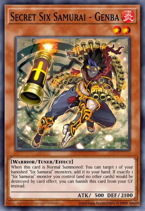 Secret Six Samurai - Genba trading card