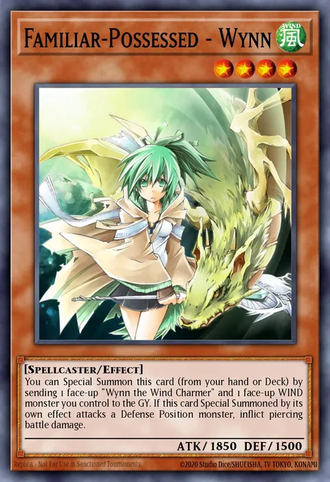 Familiar-Possessed - Wynn trading card