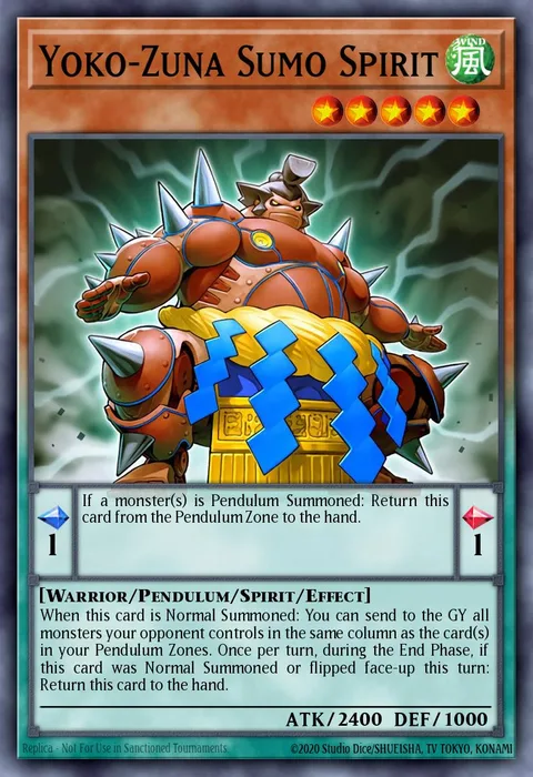 Yoko-Zuna Sumo Spirit trading card